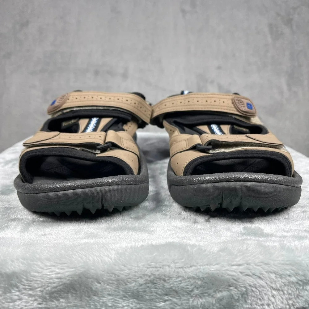 FootJoy Golf Sandals Mens 12 M Dark Taupe Spiked Golf Shoes 45318